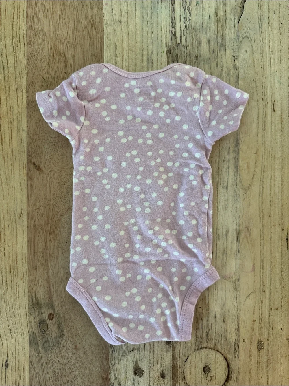 Gerber Pink Polka Dot Short-Sleeve Bodysuit